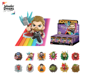 POP MART Marvel Across The <span class=keywords><strong>Infinite</strong></span> Series Blind Box Figures Jouets de collection Décorations pour la maison Cadeaux de Noël et d'anniversaire - Product Image 1