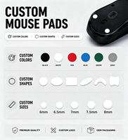 Patins de souris de haute qualité, adaptés à toutes les marques de souris gaming, personnalisables, améliorent la vitesse, faible bruit.