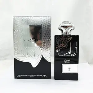 Zwarte Midden-Oosten Arabische Wereld Dubai Voor Mannen Exotische Duurzame Hoge Kwaliteit Hete Parfum 100Ml