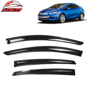 Pour Chevrolet Volt 16-19, déflecteurs de vitres fumés, pare-soleil et pare-pluie, lot de 4 pièces - Product Image 1