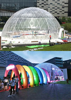 Chapiteaux de mariage extérieurs toutes saisons personnalisés 15x30m 10x20m, double couche, structure en alliage d'aluminium, tissu PVC imperméable