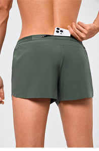 <span class=keywords><strong>Pantaloncini</strong></span> da Corsa Leggeri da Uomo con Sottoveste Integrata, Due Pezzi, Traspiranti, ad Asciugatura Rapida, Logo Personalizzato, Senza Cuciture - Product Image 6
