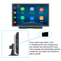 Maustor Universal 9 pulgadas pantalla táctil coche Radio Mp5 reproductor portátil Multimedia Android Auto inalámbrico coche Carplay