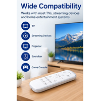 Nouvelle télécommande universelle multifonction de remplacement, 16 boutons, blanche, étanche, pour projecteur, prise en charge de la personnalisation, portée de 10 m