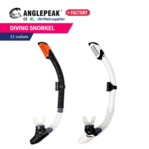Snorkel <span class=keywords><strong>de</strong></span> Silicona Impermeable para Adultos, con Protector Contra Salpicaduras y Válvula Superior, Venta al Por Mayor - Product Image 1