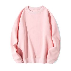 Sudadera Oversize Rosa para Mujer con Logo Personalizado, Estilo Cuello Redondo, Tipo Algodón, Lisa, Estilo Urbano - Product Image 2