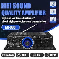 Amplificateur stéréo pour voiture et maison AK360, vente chaude, lecture sans perte USB, amplificateur radio 5.0