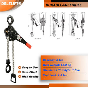 Alat Angkat Rantai Manual Tipe DELE DH Hangzhou 3 Ton, Blok Angkat Rantai, dan Alat Pengangkat - Product Image 3