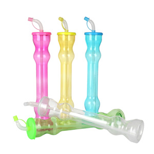 <span class=keywords><strong>Gobelet</strong></span> jetable en <span class=keywords><strong>plastique</strong></span> haut de gamme pour slush, <span class=keywords><strong>avec</strong></span> <span class=keywords><strong>paille</strong></span>, sans BPA, personnalisable <span class=keywords><strong>avec</strong></span> logo, motif spirale, style bouteille d'eau, vente en gros - Product Image 4