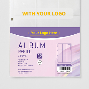 Archivalpro Album <span class=keywords><strong>de</strong></span> collection <span class=keywords><strong>de</strong></span> cartes à échanger en PP blanc transparent <span class=keywords><strong>de</strong></span> haute qualité, format A4/A5, 1/4/5 pochettes, 10 pièces/paquet, pour impression UV, feuilles mobiles - Product Image 2