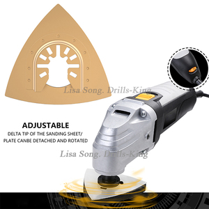 Hartmetall-Dreiecksraspel Oszillierende Sägeblätter Hartmetall-Schnitt für Grobschleifen von Füllstoffen, <span class=keywords><strong>Fliesen</strong></span> Keramik Multifunktions-Sägeblatt - Product Image 5