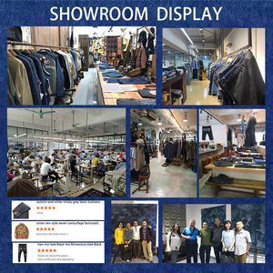 Proveedor Mayorista de Chaquetas de Mezclilla Azul para Hombre, con Botones al Frente, Bolsillos con Parches, Ropa Casual, de Trabajo y para el Día a Día - Product Image 6