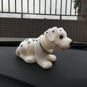 الايماء الكلب مضحك تهز الرأس الراتنج دمية جرو دمى سوينغ سيارة لوحة القيادة مجموعات الداخلية مع الحماية - Product Image 4