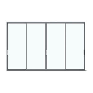 شرفة كبيرة حرارية مكسورة من الألومنيوم نظام انزلاق المسار لمنتجع تايلاند فوكيت - Product Image 1