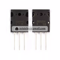 2SC5200 2SA1943 Amplificateur Audio TO-3P A1943 C5200 Appariement Tube Transistor Nouveau original