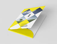 Impreso personalizado A5 A4 empresa Oficina negocio documento Libro Informe bolsillos tri-carpeta papel archivo cartera presentación carpeta