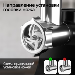 1000W Electric <b>Meat</b> <b>Grinder</b> Professional Grade <b>Meat</b> Mincer Sausage Maker with 15 Accessories for Household Kitchen - Product Image 4