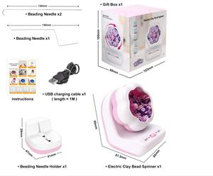 Elektrikli boncuk spinner dokuma otomatik pirinç boncuk makinesi örgü <span class=keywords><strong>diy</strong></span> manuel boncuk makinesi çocuk oyuncakları - Product Image 5