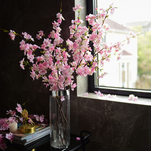 Artificial Cherry Blossom Branches 100cm-200cm Silk Flower High Simulation Wedding Home Decorations - Product Image 2