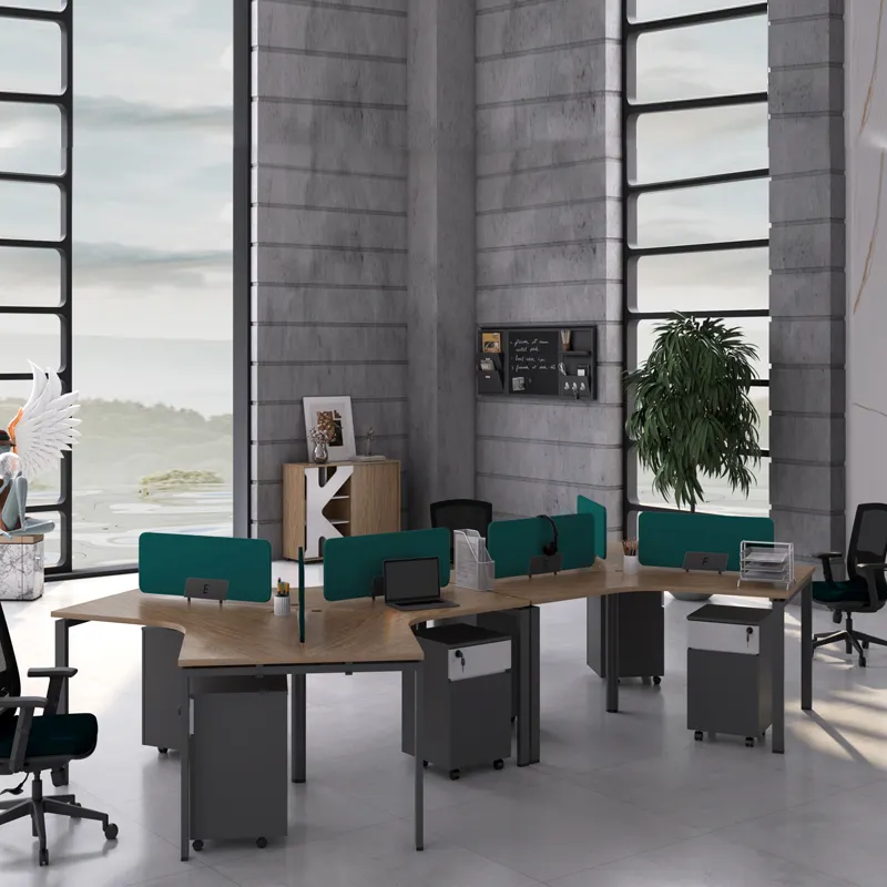 Formati Standard 3 persona call center dimensioni, bordo soft ufficio workstationoffice mobili modulare con partizioni