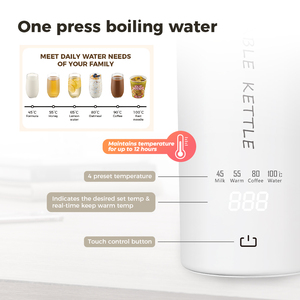 Bouilloire électrique portable 450 ml, <span class=keywords><strong>chauffe</strong></span>-<span class=keywords><strong>lait</strong></span>, <span class=keywords><strong>chauffe</strong></span>-café, <span class=keywords><strong>chauffe</strong></span>-eau pour les voyages, bouilloire électrique portable pour les voyages, petite bouilloire électrique de voyage - Product Image 3