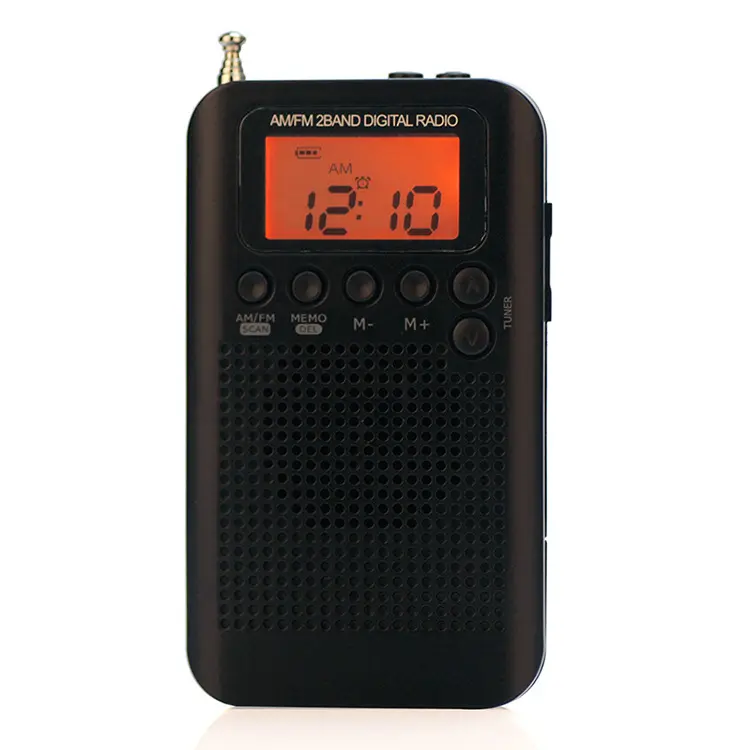 Mini Radio FM AM tascabile portatile di vendita calda con schermo LCD scansiona automaticamente le satazioni