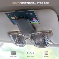 Pare-soleil magnétique multifonctionnel en cuir PU Micora, protection UV universelle, pare-soleil de voiture, accessoires intérieurs de voiture, vente en gros