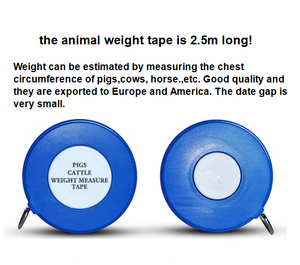 Pita Pengukur Berat Badan Ternak Sapi Kambing Babi Pita Pengukur Berat Sapi Alat Dokter Hewan Pita Pengukur Berat Hewan - Product Image 6
