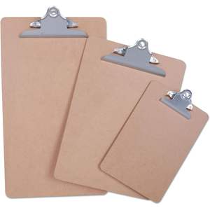 UNV40305VP คลิปบอร์ดกระดานแข็งแบบหนีบขนาด 1.25 นิ้ว สีน้ำตาล-8.5 นิ้ว X 14 นิ้ว แพ็ค 3 ชิ้น - Product Image 2