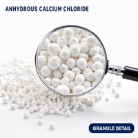 Chlorure de calcium anhydre en poudre, haute pureté, qualité industrielle, produit chimique