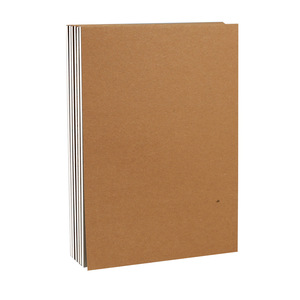 Carnet à spirales <span class=keywords><strong>A4</strong></span> marron pour étudiants en art - Bloc de croquis et de dessin avec 16 feuilles de <span class=keywords><strong>papier</strong></span> gouache 8K pour aquarelle DT001 Cadeau - Product Image 5