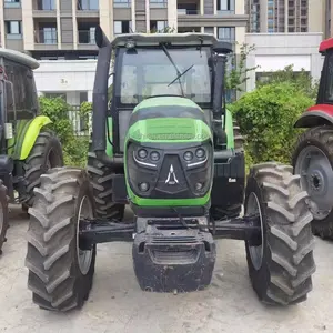 Tractor agrícola barato de 180HP a la venta con retroexcavadora de carga frontal cdd1804 Deutz faarh marca alemana