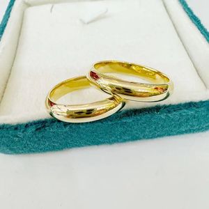 Xinfly 18K Gold Loach Backlit <b>Plain</b> <b>Ring</b> Au750 Genuine Female Model Versatile Commuting Texture <b>Ring</b> with Simple Temperament - Product Image 1