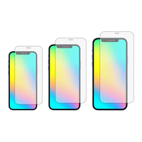 Protection d'écran en verre trempé transparent JL 2.5D 9H anti-rayures 0,3 mm pour téléphones mobiles 15/14 Pro/13/12/11/X/XS A++