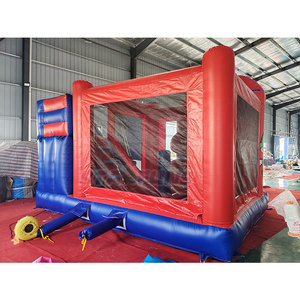 <span class=keywords><strong>Château</strong></span> gonflable commercial <span class=keywords><strong>rouge</strong></span> Mario avec toboggan à vendre - Product Image 4