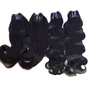 Letsfly Extensiones de Cabello Ondulado de Venta Caliente 9A Remy, Tejido de Cabello Rizado J Ondulado Brasileño Humano Virgen, Doble Trama a Máquina, Más Oscuro - Product Image 1