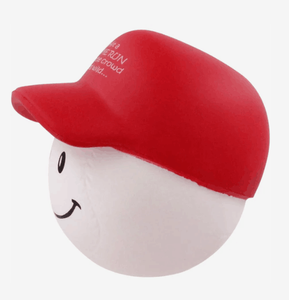 Balle anti-stress avec impression de logo personnalisé en gros Balles anti-stress pour casquette de baseball folle - Product Image 2