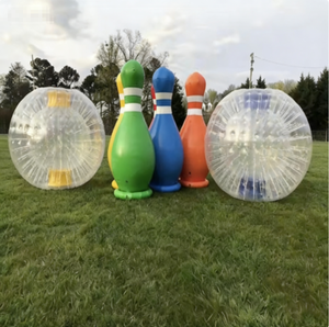 Juego <span class=keywords><strong>de</strong></span> Bolos Humano Inflable con Estructura Estable para Publicidad, Bolos <span class=keywords><strong>de</strong></span> PVC Comerciales para <span class=keywords><strong>Alquiler</strong></span> en Eventos - Product Image 1