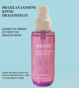 Conjuntos de perfumes de lujo de larga duración sin alcohol de 80ml para mujer, venta al por mayor de marca privada, fragancias de limón y leche de jazmín, aroma amaderado - Product Image 5