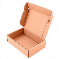 Boîte d'expédition en carton ondulé personnalisée, imprimée, recyclable, pour l'emballage de vêtements et de chaussures