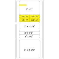 Étiquettes thermiques directes de qualité pharmaceutique, étiquettes de prescription thermiques directes de qualité pharmaceutique avec résistance aux rayures et aux UV