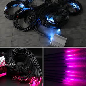 Câble à fibres optiques PMMA à émission lumineuse, gaine noire, pour <span class=keywords><strong>plafond</strong></span> <span class=keywords><strong>étoilé</strong></span>, jardin et piscine - Product Image 3