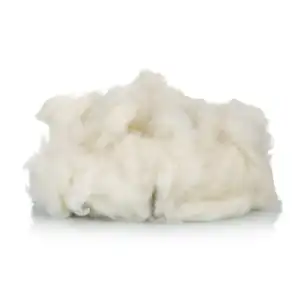 Lana di pecora naturale lavata grezza bianca naturale di alta qualità di prezzi di fabbrica