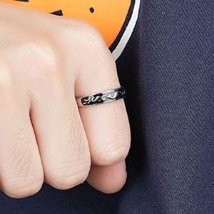 Latest Design Jewelry <b>Couple</b> <b>Rings</b> Wedding Finger Simple <b>Rings</b> Adjustable Whale Drip Creative Commemorative Jewelry <b>Ring</b> - Product Image 6
