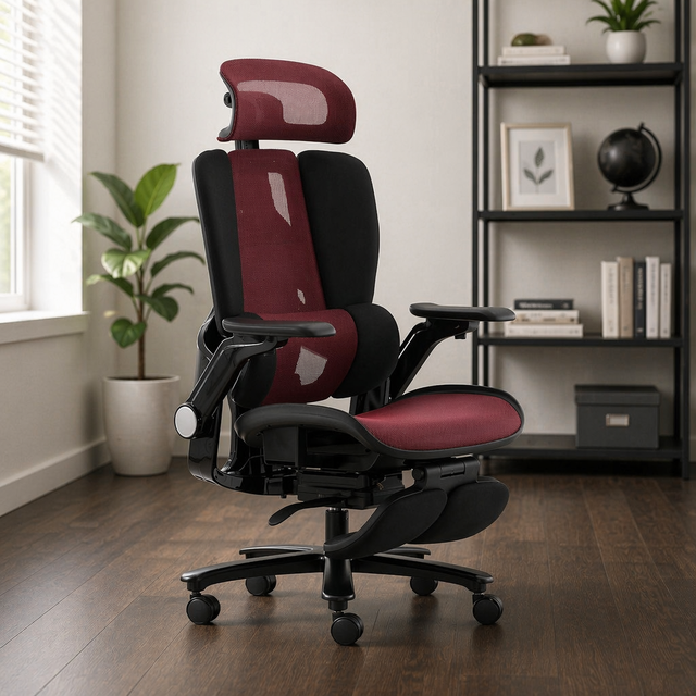 Modern Heavy Ergonomic Office Chair Duty Comfortable Recliner Ceo Executive Big Boss Mesh Office Ergonomic Chair with Footrest