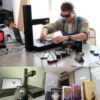 Máquina de Marcado Láser de Fibra EM Smart EM-Smart Lightburn EZcad con Sistema Operativo Mac OS y Windows