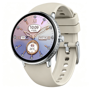 Montre connectée S76 1,19 pouces AMOLED, appels sans fil, moniteur de fréquence cardiaque, moniteur d'oxygène sanguin, étanche, tracker de fitness, smartwatch pour femmes et hommes - Product Image 1