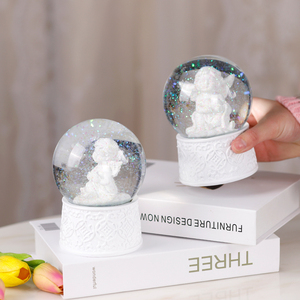 Redeco <span class=keywords><strong>Amazon</strong></span> vendita calda unico fai da te Snow Globe bella natività globo d'acqua resina Snow Globe per la decorazione domestica regalo - Product Image 5