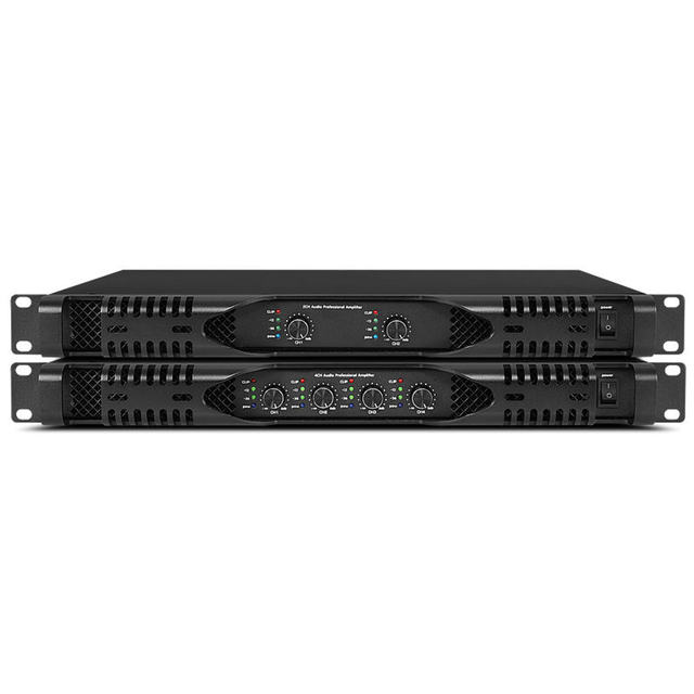 Professional Class D 2 Channels 1300 Watt Digital Metal AC Powered Amplifier Conference Audio System