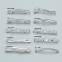 Barrettes pour cheveux en métal pour enfants, 12 pièces, Barrettes à cheveux, épingles à cheveux, diapositives simples, pour bricolage, accessoires pour cheveux